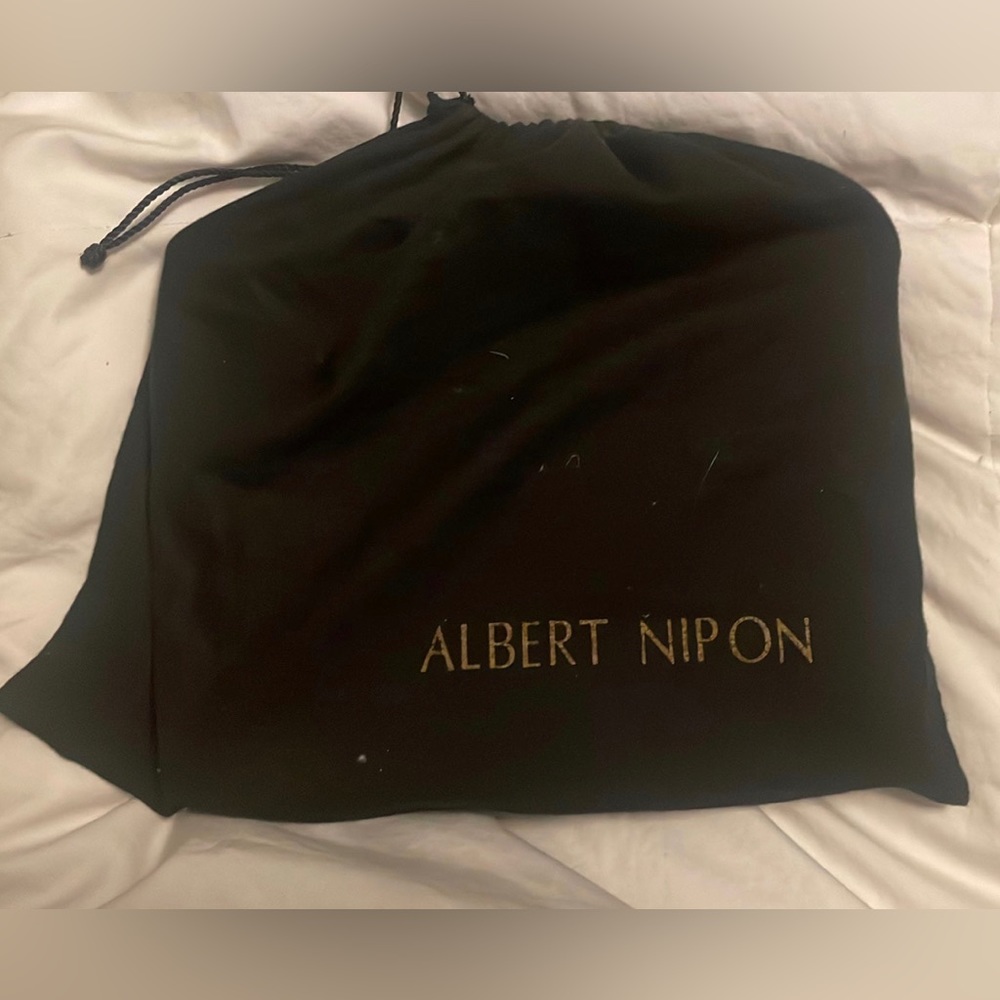 Vintage Preowned Albert Nipon Red Cross Body Enve… - image 2